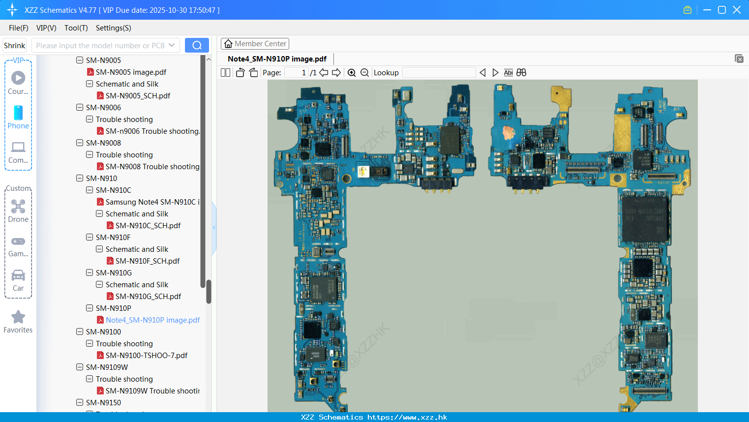 Samsung Note4_SM-N910P Image